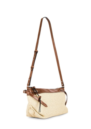 Isabel Marant Winna Day Crossbody Bag in Cognac.