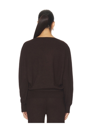 Geel Kiarra Sweater in Chocolate. Size M. Also in S, XS, L, XL.