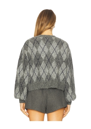 Gestuz Sasi Cardigan in Grey. Size M. Also in XS, L.