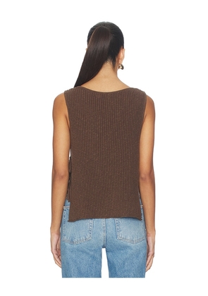 Free People x free-est Lizzie Sweater Top In Carafe in Brown. Size L. Also in XS, S, M, XL.