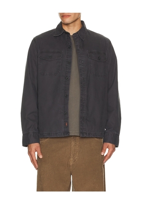 Faherty Lakeside Cpo Shirt in Black. Size S. Also in L.