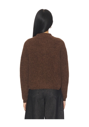 Gestuz Alpha Short Cardigan in Brown. Size M. Also in XS, S, L, XL.