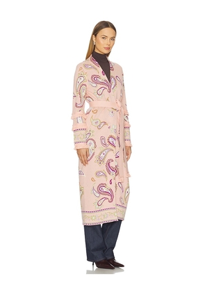 Hayley Menzies Dex Jacquard Duster in Rose. Size S. Also in XL.