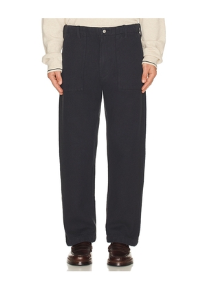 Far Afield Coupe Trouser in Navy. Size 32. Also in 30, 34.