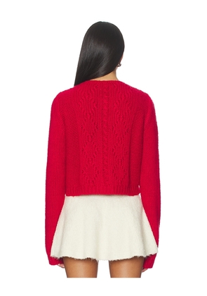 Free People Pixie Cardi in Red. Size S. Also in XS.