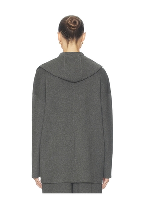 Helsa Else Knit Jacket in Grey. Size M. Also in XS, S, L.