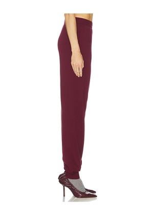 Helsa Kerstin Knit Jogger in Burgundy. Size M. Also in XXS, XS, S, L, XL.