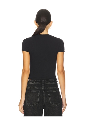 Free People x Intimately FP Wait A Minute Baby Tee In Anthracite in Black. Size M. Also in S, XS, XL, L.