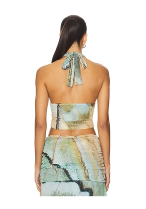 Feners Festa Top Marbre in Baby Blue. Size XS-M. Also in L-XL.