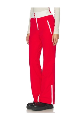 JORDE Palmer Pant in Red. Size M. Also in L, S, XL.