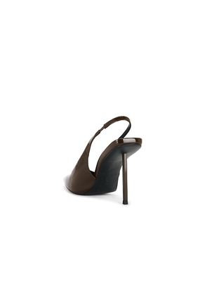 FEMME LA G63 Slingback Pump in Chocolate. Size 11. Also in 5, 6, 7, 8, 9, 10.