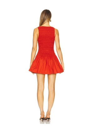 FAITHFULL Maria Mini Dress in Red. Size M. Also in L, XL.