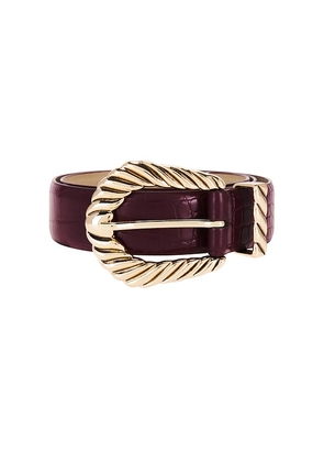 petit moments Modern Rodeo Belt in Burgundy. Size M-L. Also in XS-S.