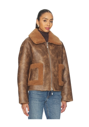 Jakke Vera Jacket in Brown. Size M. Also in XS, S, L.