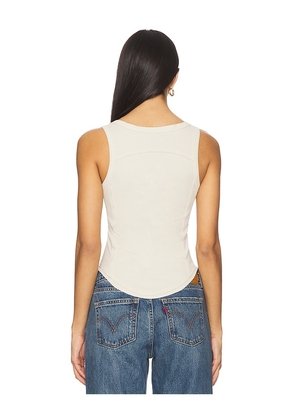 Free People x We The Free Jamie Buckle Tank In Tea in Ivory. Size M. Also in XS, S.