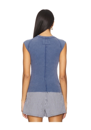 Free People x We The Free Ever Had Tee In Vintage Indigo in Blue. Size M. Also in XS, S, XL.