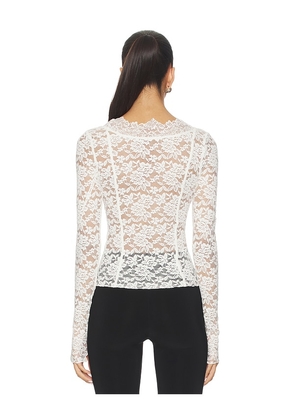 Free People All Night Long Sleeve in Ivory. Size M. Also in XS, L.