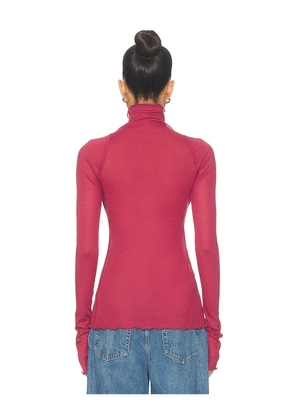 Free People Close To Home Layering Tee in Purple. Size M. Also in XS, S, L, XL.