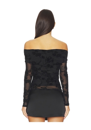 HEARTLOOM Tatum Top in Black. Size M. Also in XS, S.