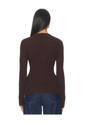 HEARTLOOM Lovett Top in Brown. Size S. Also in XS, M, XL.