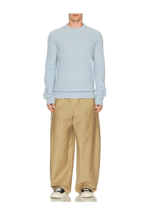 Guest In Residence Alldays Crew Linen Combo in Blue. Size L. Also in S, M, XL/1X, XXL/2X.