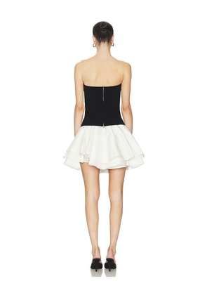 SIMKHAI Isabelle Strapless Mini Dress in Black. Size M. Also in S.