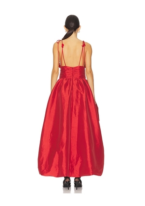 For Love & Lemons Esmeralda Gown in Red. Size 10. Also in 4, 2, 8, 12.