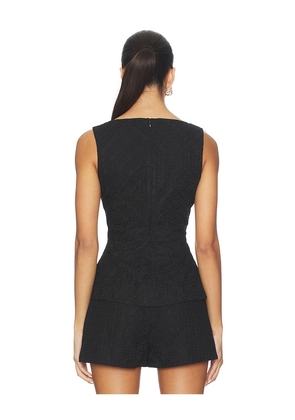 FAITHFULL Olivia Top in Black. Size M. Also in S, XS, L.