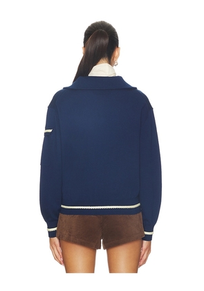 Guest In Residence Jib Polo in Navy. Size S. Also in M, L.