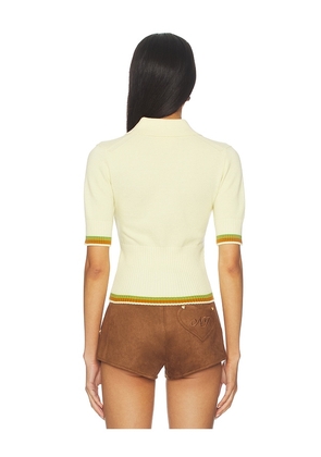 Guest In Residence Marcella Polo in Yellow. Size S. Also in XS.