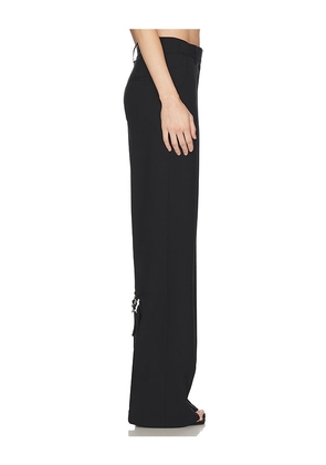 HAELO Flex Waist Tailored Trouser in Black. Size M. Also in S, XS, L, XL, XXS.