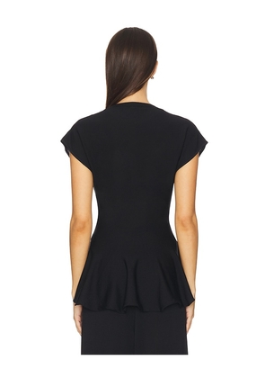 HERSKIND Sean Knit Blouse in Black. Size S. Also in XS, M.