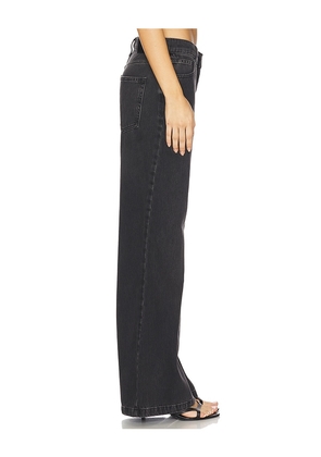 Free People x We The Free Stride Wide Leg In Miles To Go in Black. Size 25. Also in 24, 27, 29, 30, 32.