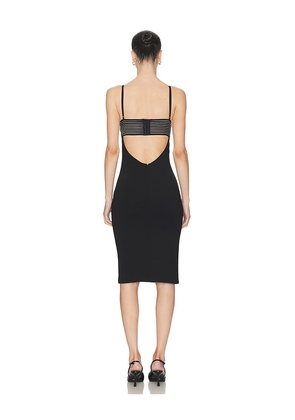 HAELO Brace Bra Dress in Black. Size M. Also in XS, XXS, S.