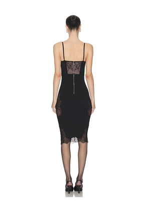 HAELO Collage Corset Dress in Black. Size M. Also in XS, S, XL.