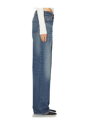 GRLFRND Bella Cinch Low Rise Boyfriend in Blue. Size 23. Also in 24, 25, 26, 28, 29, 32.