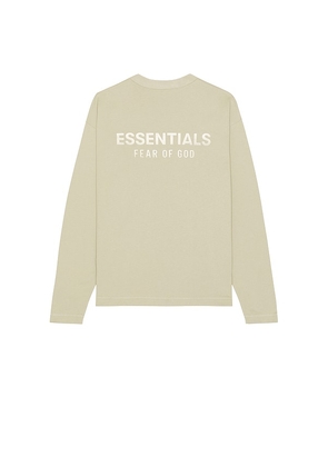 Fear of God ESSENTIALS Classic Fit Long Sleeve Tee in Grey. Size M. Also in L, XL/1X.