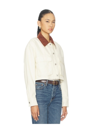 Free People x We The Free Martha Workwear Jacket in Ivory. Size M. Also in XL.