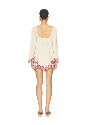 Free People Bali Marlene Mini Dress in Tan. Size XS. Also in S.