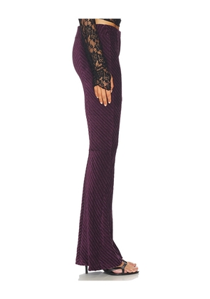 Free People Penny Pull On Velvet Pant in Purple. Size M. Also in XL.