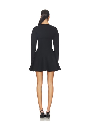 fleur du mal Knit Corset Dress With Underbust Detail in Black. Size M. Also in S, XS.