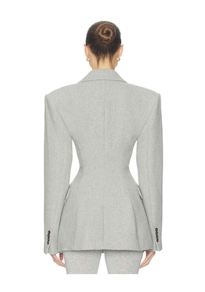 Helsa Italian Wool Blend Blazer in Grey. Size M. Also in XS, XXS, S.