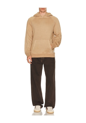 Fair Harbor Saltaire Hoodie in Brown. Size M. Also in S, XL/1X.