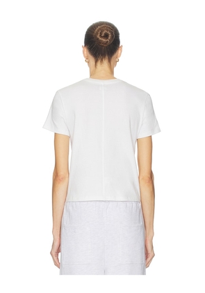 Helsa Cloud Graphic Tee in White. Size M. Also in XS, XXS, S, L, XL.