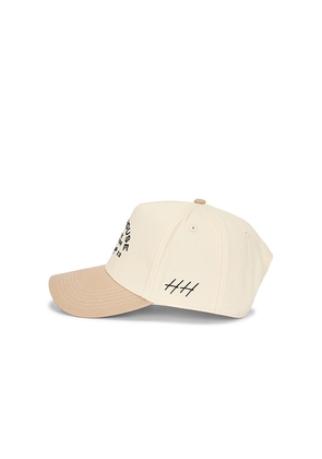 Huega House Athletic Association Hat in Brown.