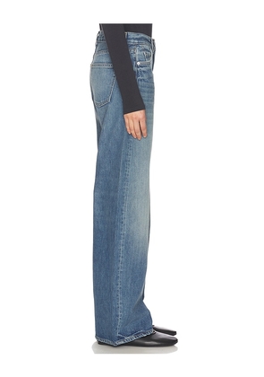 GRLFRND Rory Short Rise Baggy in Blue. Size 24. Also in 23, 25, 26, 27, 28, 29, 32, 30.