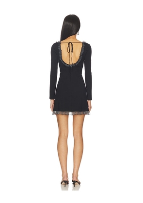 Free People Lucette Mini Dress in Black. Size 10. Also in 0, 2, 8, 12.