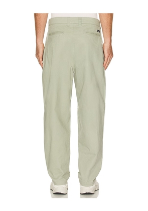 HUF Cromer Trouser in Sage. Size 30. Also in 32.
