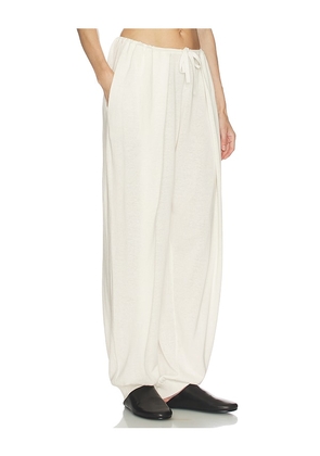 Helsa Dalisay Knit Pant in Ivory. Size M. Also in XXS, XS, S, L, XL.