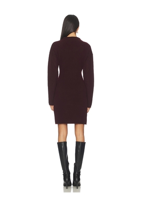 Helmut Lang Slouchy Dress in Burgundy. Size S. Also in M.
